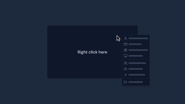 ContextMenu preview