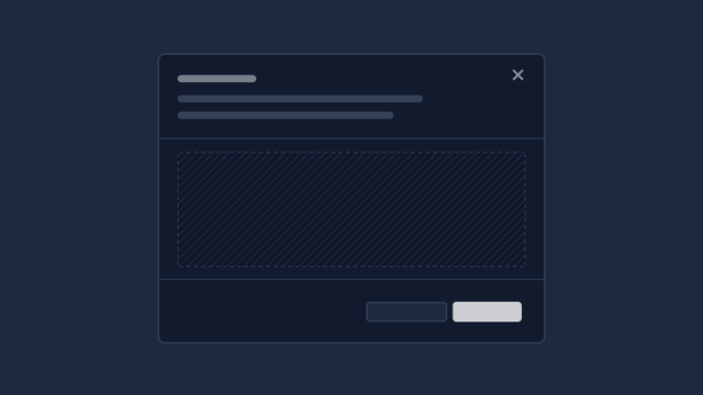Modal preview
