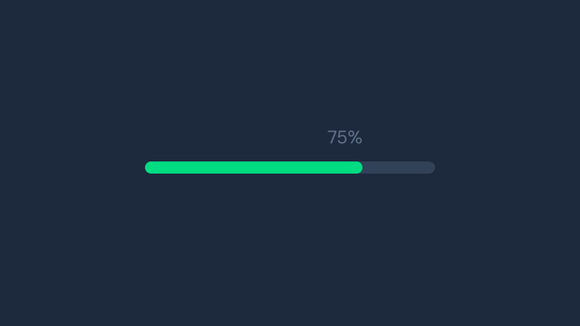Progress preview