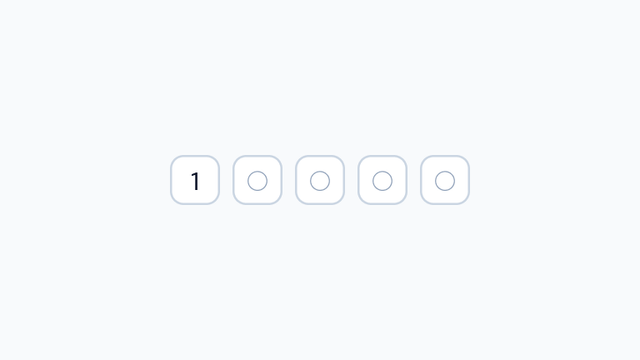 PinInput preview